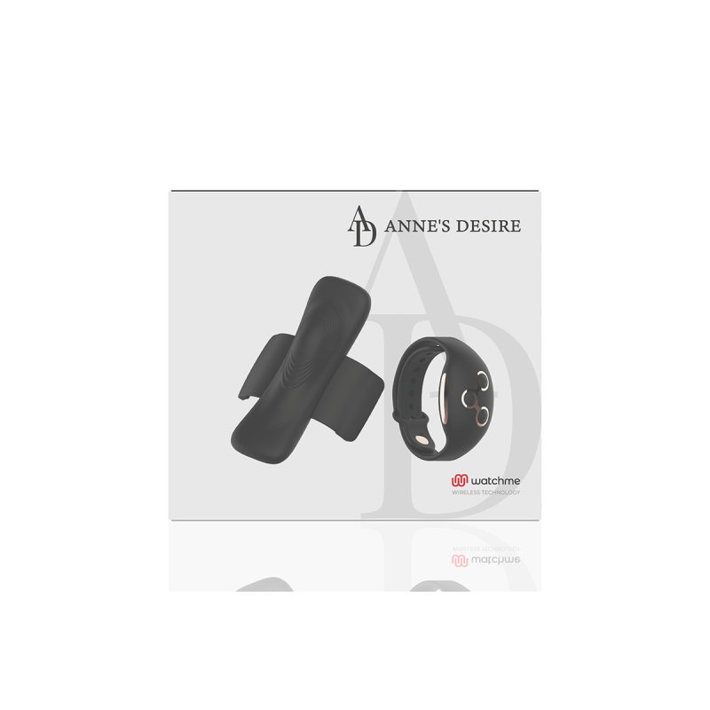 Anne's Desire - Panty Pleasure Tecnología Watchme Negro/Gold |
