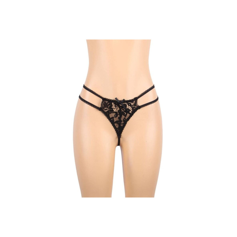 Subblime - Set 3 Piezas Sujetador + Liguero + Tanga S/M | Vybes.it
