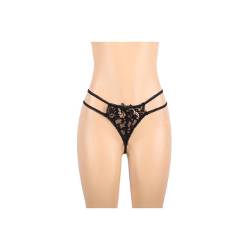 Subblime - Set Dreiteiliges Set Bh+ Strumpfgürtel + String L/Xl |