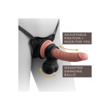 King Cock - Elite Kit Harnais Réglable Deluxe Anneau Avec