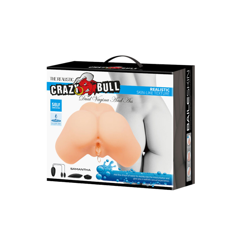 Crazy Bull - Vagina Y Ano Realísticos Vibrador Samantha | Vybes.it