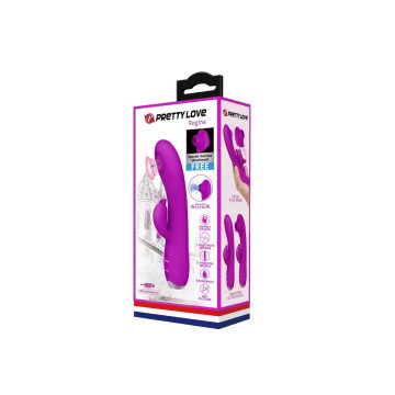 PRETTY LOVE - REGINA WIEDERAUFLADBARER VIBRATOR-SAUGGEL LILA - HIGH T…
