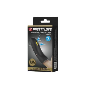 Pretty Love - Marico Schwarze Elektrostimulator - Fingerhülle |