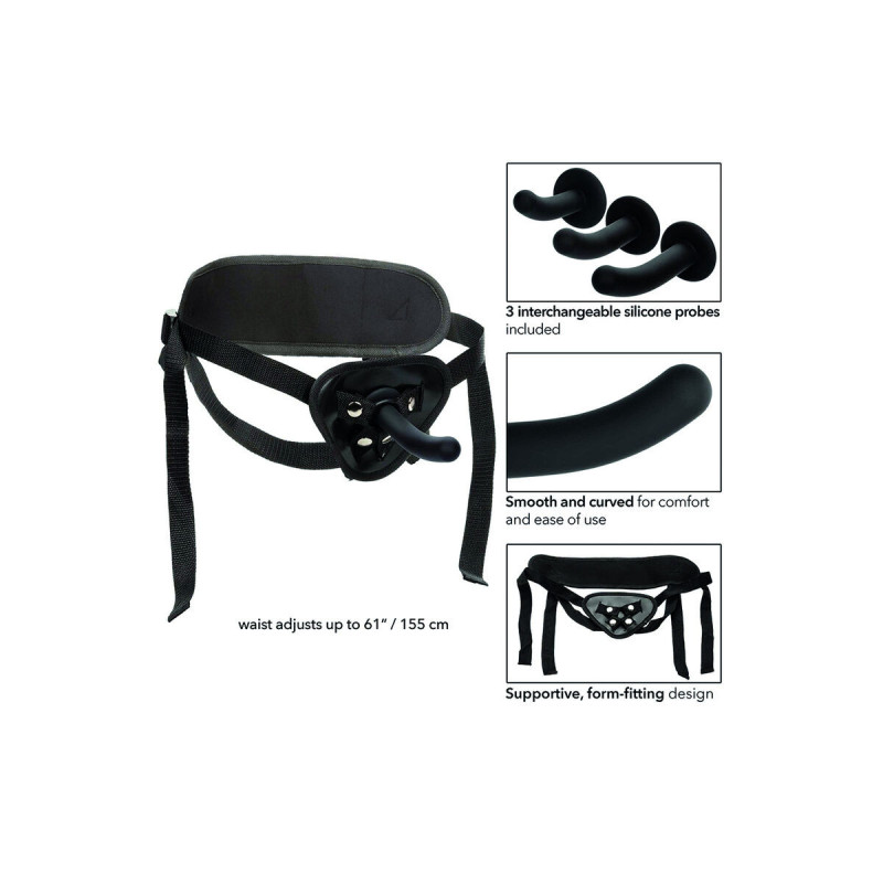 Calexotics - Boundless Kit Arnés Silicona Curvado | Vybes.it