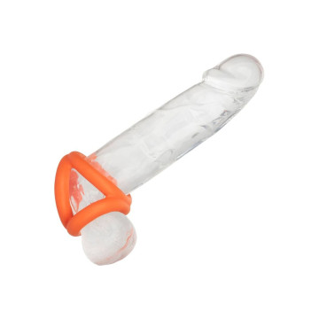 CALEXOTICS - ALPHA TRI-ANNEAU ORANGE - Cockrings sans vibration