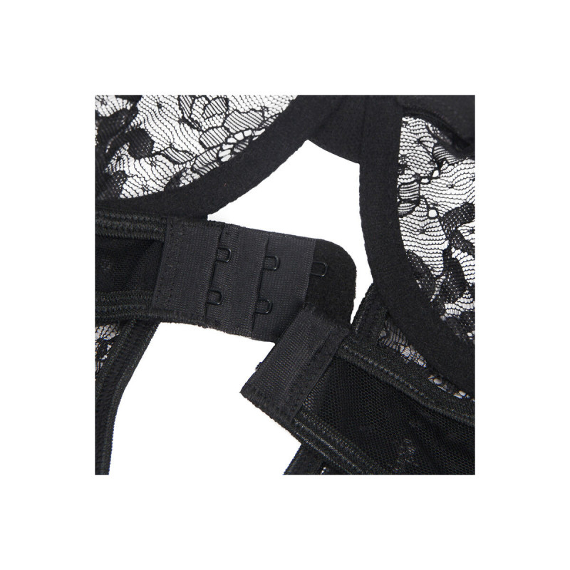 Subblime - Teddy Con Liga Detalle Encajes Y Tiras Negro L/Xl |
