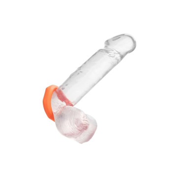 CALEXOTICS - ALPHA SEXAGON RING ORANGE - Cockringe ohne Vibration