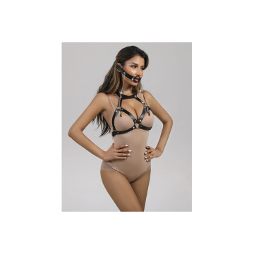 Subblime - 953720 Pinzas Para El Pecho Con Correa De Cuero Bondage