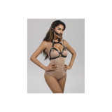 Subblime - 953720 Bondage Lederriemen Brustklemmen Schwarz Eine