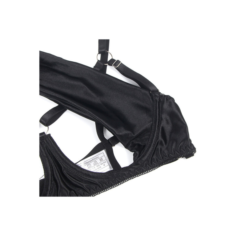 Subblime - 955205 Ensemble Soutien - Gorge Avec Nœud Noir Réglable