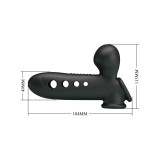 Pretty Love - Crane Funda Para Pene Con Airbag Negro | Vybes.it