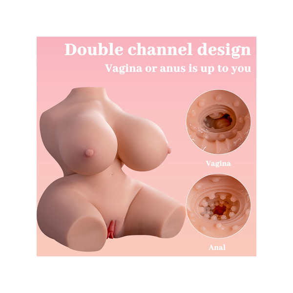 XISE - FRIEDA TORSO REALÍSTICO FEMENINO CON VIBRACIÓN 36 CM