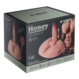 XISE - HONEY REALISTISCHER DILDO-MASTURBATOR MIT VIBRATION, 25 CM