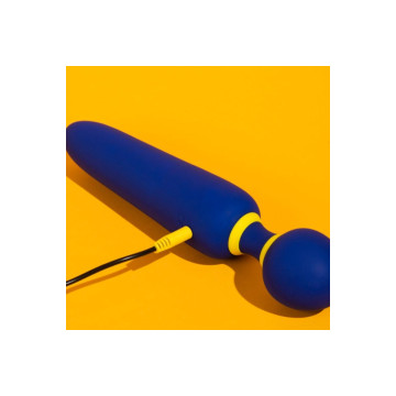 Romp - Flip Vibrador Wand Silencioso 10 Modos Azul | Vybes.it