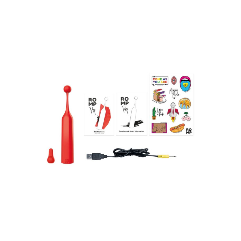 Romp - Pop Stimulateur Clitorial Haute Fréquence Rouge | Vybes.it