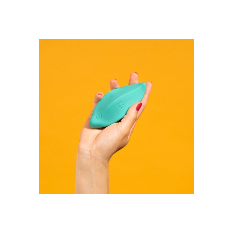 Romp - Wave Vibrador Estimulador De Clítoris Forma Ergonómica Verde