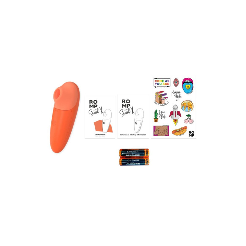 Romp - Switch X Estimulador De Clítoris 6 Niveles Naranja | Vybes.it