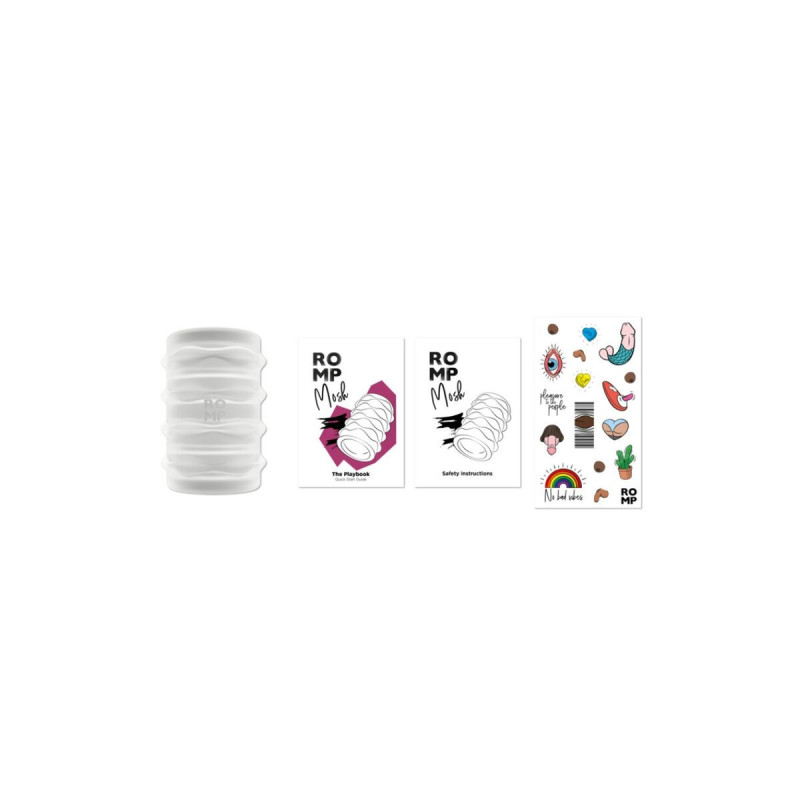 ROMP - MOSH TRANSPARENTER MÄNNERMASTURBATOR MIT 6 CM WENDBARER HÜLLE…