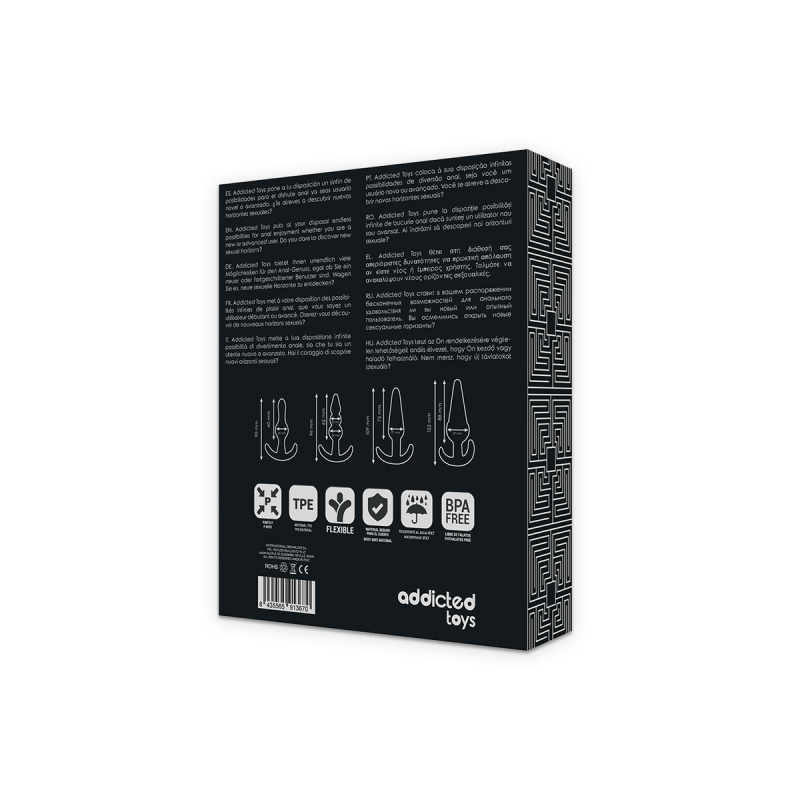 Addicted Toys - Set 4 Plugs Anales | Vybes.it