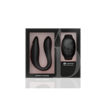 Anne's Desire - Dual Pleasure Tecnología Watchme Negro | Vybes.it