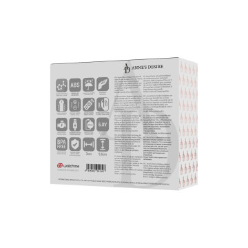 Anne's Desire - Panty Pleasure Tecnología Watchme Negro/Gold |