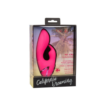 Calexotics - So. Cal Sunshine Vibrator Rabbit Fuchsia Von