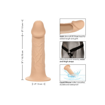 Calexotics - Performance Maxx Extensión Realista Con Arnés Piel