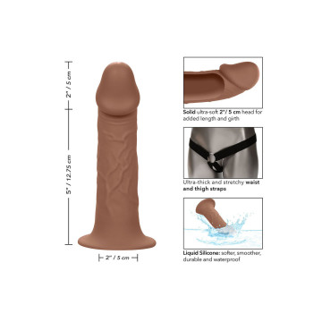 Calexotics - Performance Maxx Extensión Realista Con Arnés Piel