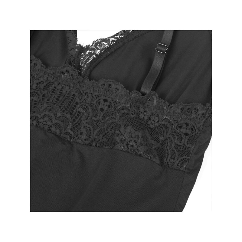 Subblime - Teddy Détail Dentelle Florale Noir L/Xl | Vybes.it