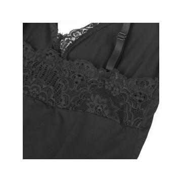 Subblime - Teddy Detalle Encaje Floral Negro S/M | Vybes.it
