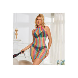 SUBBLIME - 952341 ROBE RÉSEILLE ARC-EN-CIEL TAILLE UNIQUE - SUBBLIME…