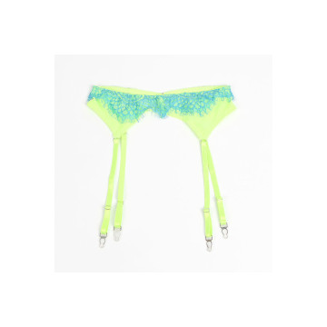 Subblime - 955311 Bh - Set Mit Spitze Und Strumpfband Grün Und Blau