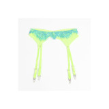 Subblime - 955311 Set Sujetador Con Encaje Y Ligueros Verde Y Azul