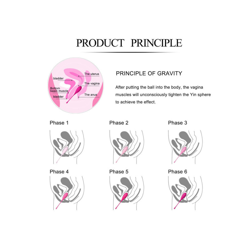 Leslie - Kegel Fit Entregador Suelo Pelvico 6 Pesos | Vybes.it