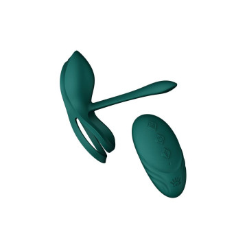 Zalo - Bayek Anillo Vibrador Control Remoto Parejas Verde | Vybes.it