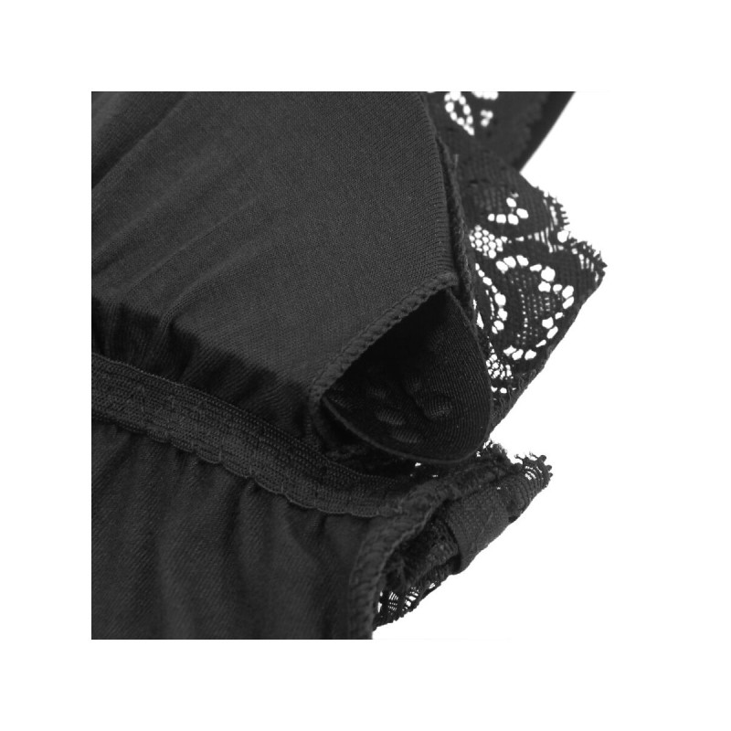 Subblime - Teddy Detalle Encaje Floral Negro S/M | Vybes.it
