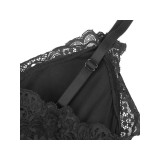 Subblime - Teddy Detalle Encaje Floral Negro S/M | Vybes.it