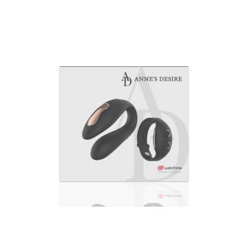 Anne's Desire - Dual Pleasure Tecnología Watchme Negro | Vybes.it