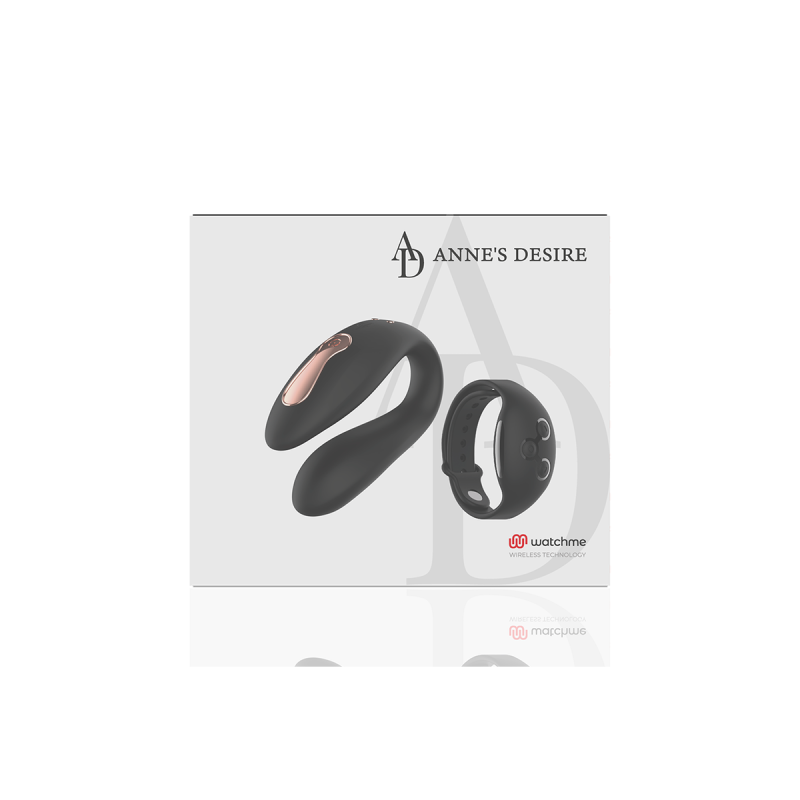 Anne's Desire - Dual Pleasure Tecnología Watchme Negro | Vybes.it