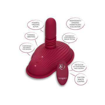 Calexotics - Rider Massager Doppelmotor Fernbedienung Rot | Vybes.it