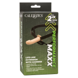 CALEXOTICS - EXTENSION PERFORMANCE MAXX RÉALISTE AVEC HARNAIS PEAU CLAIRE
