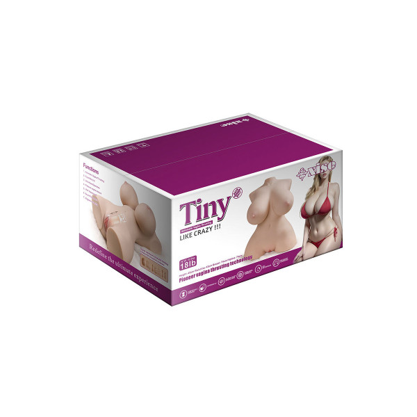 XISE - TINY THRUSTING TORSO REALÍSTICO CON VIBRACIÓN FEMENINO 40 CM