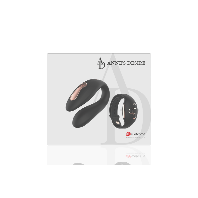 Anne's Desire - Dual Pleasure Tecnología Watchme Negro/Gold |
