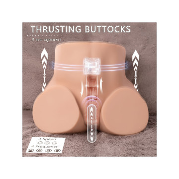 XISE - ETHEL THRUSTING MASTURBADOR VAGINA REALÍSTICO CON VIBRACIÓN MULTIPOSICIÓN