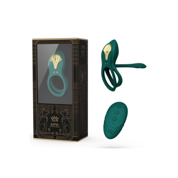 Zalo - Bayek Anillo Vibrador Control Remoto Parejas Verde | Vybes.it
