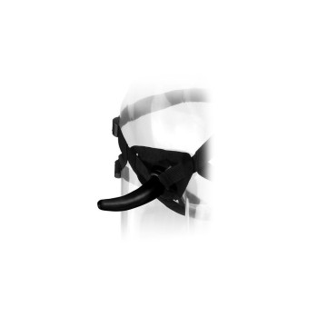 The Pegger Arnés Con Consolador Curvado Para Estimulación Anal |