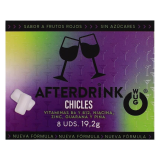 WUG After Drink – Le chewing-gum fonctionnel qui vous aide à retrouver de l'énergie après une soirée. Plaquette de 8 unités