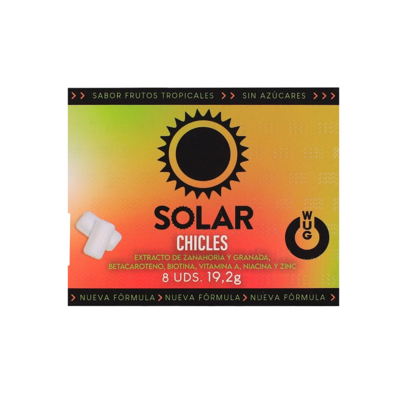 WUG Solar – Le chewing-gum qui prépare votre peau au soleil. Plaquett…