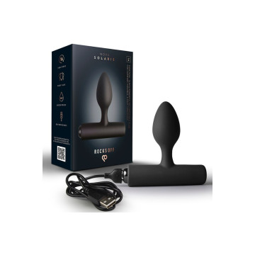Rocks - Off - Nova Solaris Plug Anal Fino Recargable 16 Funciones