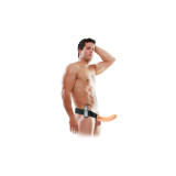 Fetish Fantasy Series - Arnés Vibrador Hueco 19 Cm Natural |